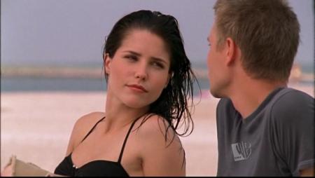 Lucas 1 Brooke a la plage.